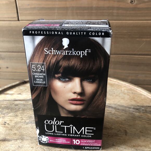 Schwarzkopf Color Ultime Permanent Hair Color Cream, 5.24 Cinnamon Brown - Picture 2 of 7